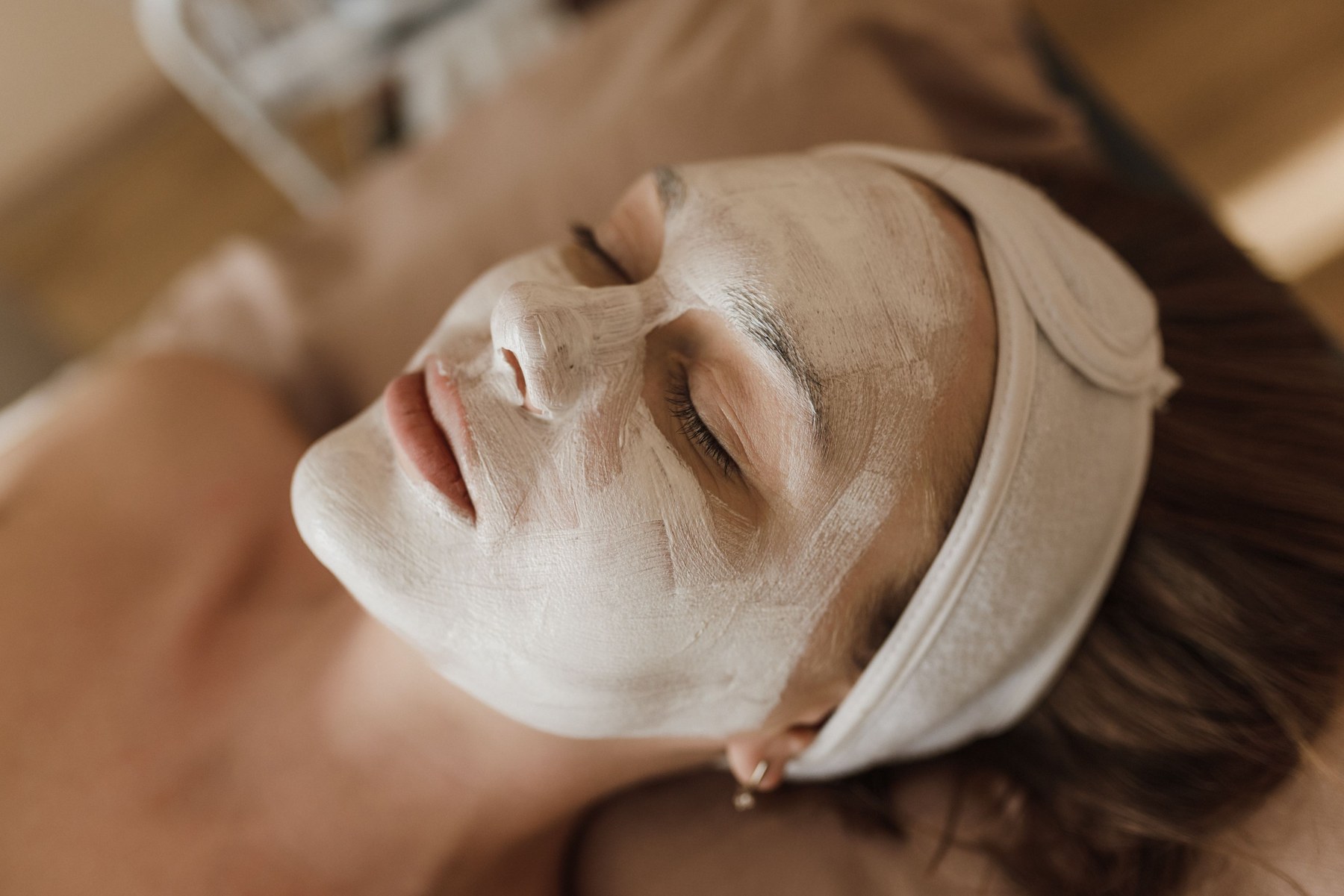 Rituel visage avec masque