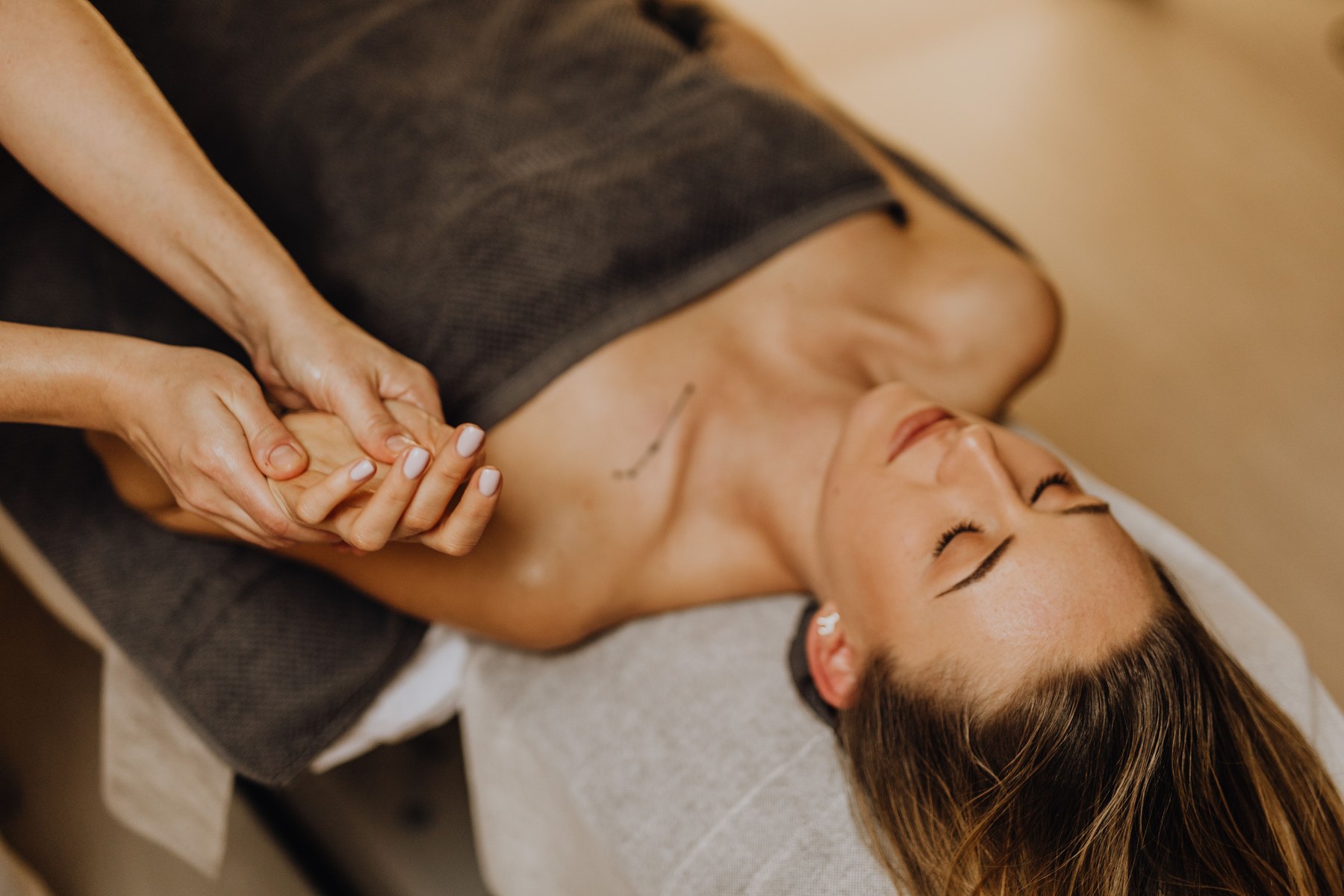 Massage des mains